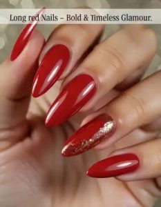 Long Red Nails: Bold, Timeless & Stunning